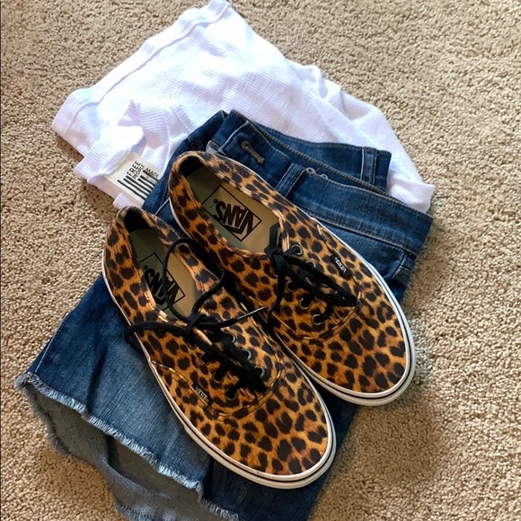 Vans Shoes - VANs cheetah sneakers